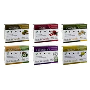 Anatolia Daphne 100% Natural Bar Soap Set w/Organic Ingredients, 12 Bars 3.5oz each