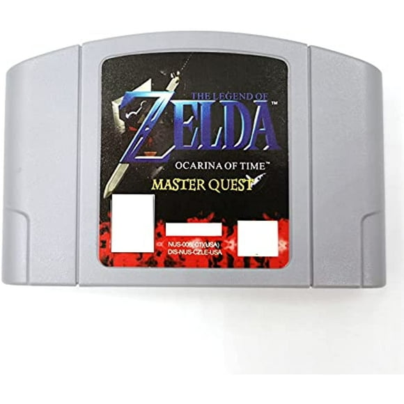 QiTengTrading Zelda Ocarina of Time Master Quest N64 Video Game Cassette (Us Version) for Nintendo N64 (Game Console)