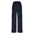 thumbnail image 5 of Cargo Pants Women, Audhol Cargo Pants Women Elastic High Waisted Pants Wide Leg Baggy Casual Trousers Hiking Streetwear Outfits with Pockets Pants for Women Navy XL, 5 of 8