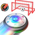thumbnail image 1 of WisToyz Hover Soccer Ball, Rechargeable 2 Goals and Inflatable Ball, Indoor Floating Soccer with LED Light and Safe Bumper, 1 of 7