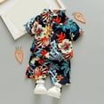 thumbnail image 2 of Newborn Outfits Baby Boy Toddler Boys Short Sets Kids Funny Letter Outfits Short Sets Toddler Summer Clothes for Teens Red 4-5 Years, 2 of 4