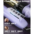 thumbnail image 5 of 1''Rotating Curling Iron+Hair Dryer Brush 2pack,  Automatic Curling Iron Self Curling Wand for Curls and Waves + Hot Air Blow Dryer Brush-Straighten, Curl, Volumize & Dry for All Hair Type, 2 Pack, 5 of 9