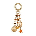 thumbnail image 2 of Kokiya Beach Keychain Key Holder Women Girls Car Keyring for Party Birthday Handbag Orange, 2 of 9