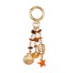 thumbnail image 2 of Cadena de llaves de llave de playa Decoración divertida Titular de llave única Costeo de llavero simple para bolsas de aniversario de bolsas Fiesta de Naranja, 2 of 8