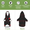 thumbnail image 5 of Bingfone Cardiogram And Heart Dog Clothes Hoodie, Pet Winter Coat,Puppy Sweatshirts For Small Dogs Boy Girl,Suitable For All Breeds-Medium, 5 of 8