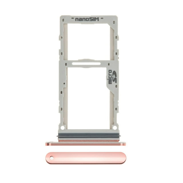 Replacement Nano Sim Card + Micro SD Card Tray For LG Velvet - Illusion Sunset