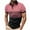 Pink, variant on Men's Casual Polo Shirts Short Sleeve Fashion Golf Shirt Classic Striped Slim Fit T-Shirts Green S
