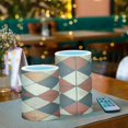 thumbnail image 3 of Yayeee Flameless Candles with Remote Flickering Battery Operated Multi Color Changing, Checkered Pattern, 3 of 7