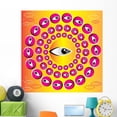 thumbnail image 1 of Hypnotic Eye Wall Mural by Wallmonkeys Peel and Stick Graphic (48 in H x 48 in W) WM34693, 1 of 4