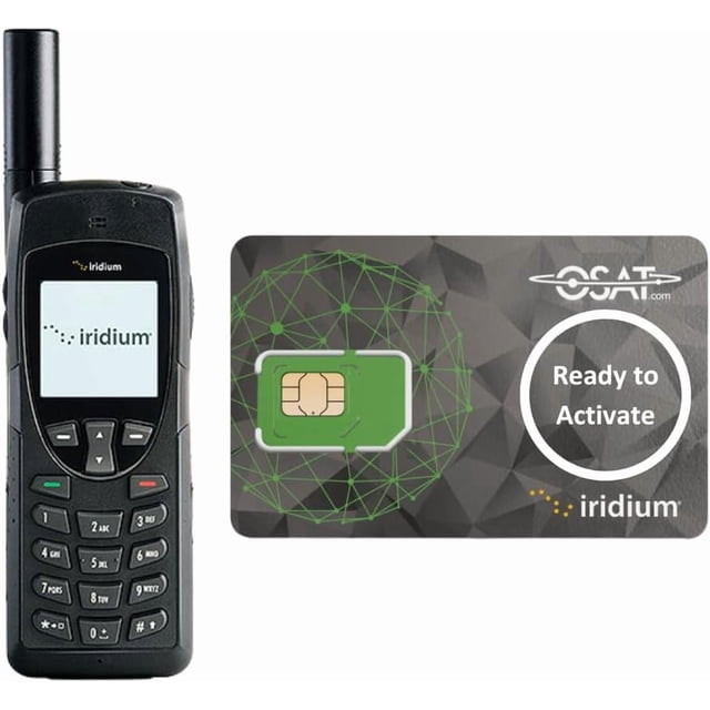 Iridium 9555 Satellite Phone | Global Coverage | Voice, Text, Data | Compact Design | Rugged & Durable | Reliable Communication