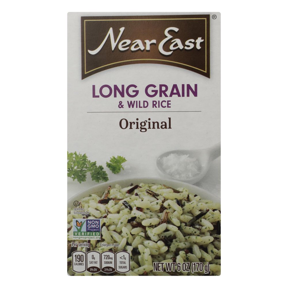 (Case of 12 )Near East Rice Pilaf Mix Long Grain and Wild Rice 6 oz