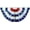 Blue Stripe, Printed, variant on In the Breeze Center Stars Printed Bunting, 2 x 4, Fourth of July Décor, 3710