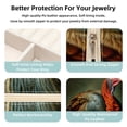 thumbnail image 3 of Thanksgiving Turkey Travel Portable Square Jewelry Display and Decorative Box with Bracelet Holder - Ideal for Rings, Earrings, Necklaces, Bracelets, and More - Suitable for Girls and Women, 3 of 6