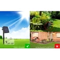 thumbnail image 3 of Cadena de luz solar exterior, 10M 100 LED cadena de luz exterior alambre de cobre impermeable 8 modos decoración de cadena de luz solar para jardín, balcón, terraza, puerta, patio, boda, fiesta, 3 of 7