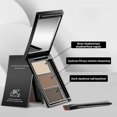 thumbnail image 4 of 3-color Eyebrow Powder Long-lasting Natural Waterproof Pencil Beauty Eyebrow Contour Eye Makeup, 4 of 8