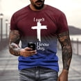 thumbnail image 2 of Playeras Deportivas Para Hombre, Camisa Con Degradado Teñida, Fresca Y Fina, Transpirable, Con Cuello Colgante, 2 of 6