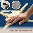 thumbnail image 6 of ODIKA 9'x12' Washable Area Rug Non-Slip, Chair-Friendly Starfish Ocean Nautical Seashell Bathroom Coral Reef Wave Border for Dining Room, Basement, Large Office, 6 of 7