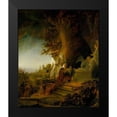 thumbnail image 2 of Rembrandt 12x14 Black Modern Framed Museum Art Print Titled - Christ and St Mary Magdalen at the Tomb, 2 of 5