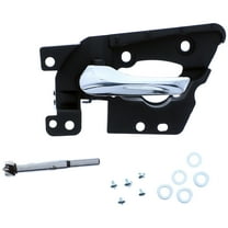 Dorman 15712 Interior Door Handle for Specific Chevrolet Models, Chrome; Black