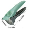 thumbnail image 3 of sdhkgrrt Manual Garlic Masher, Handheld Garlic Press, Stainless Steel Garlic Crusher, Kitchen Garlic Grinder, Garlic Mincing Tool, Cooking Prep Tool, 3 of 9