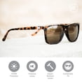 thumbnail image 2 of Gafas de Sol Knockaround Fast Lanes Polarizadas UV400 Carey, 2 of 8