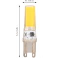 thumbnail image 2 of 6 uds 220V 9W G9 bombillas LED lámpara COB regulable de 500LM para lámparas de araña de paisaje de techo del hogar (blanco cálido 3000K), 2 of 5