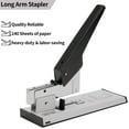 thumbnail image 2 of IAJXWI Heavy Duty Stapler, 240 Sheets High Capacity Office Stapler, Metal Large Stapler with 1000 Staples (23/23) for Office & Household, 2 of 12