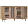 thumbnail image 2 of vidaXL Sideboard Storage Cabinet Buffet Sideboard Cabinet Solid Wood Mango, 2 of 10