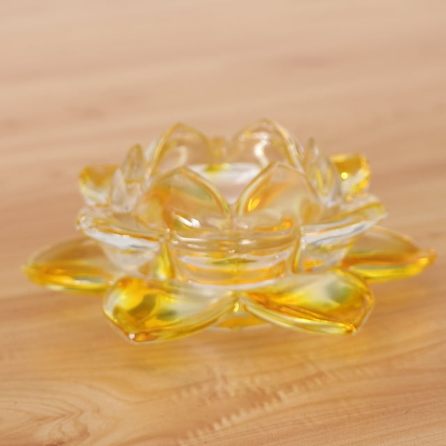 Portavelas Lotuc perfecl Buda Lotus Amarillo