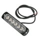 thumbnail image 5 of Luz estroboscópica de emergencia intermitente lámpara de señal de advertencia 12V 6LED iluminación amarilla para camión coche motocicleta, 5 of 5