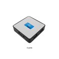 thumbnail image 3 of Injueey Cámara USB Hub Splitter USB3.0 Dock Expansor externo Adaptador de estación de acoplamiento Caja de conexión portátil para el hogar Juegos de teclado y mouse para computadora Blanco, 3 of 6