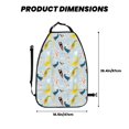 thumbnail image 2 of Pofeuu Japanese Carps Print 2 Pack PU Leather Kick Mat Back Seat Protector, Universal Car Seat Back Organizer, Waterproof Backseat Protector For Most Car, 2 of 8