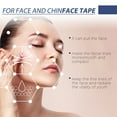 thumbnail image 4 of Face Tape Lifting, Invisible Face Lift Tape, V-Shaped Instant Face Lifting Sticker for Saggy Skin and Double Chin, Breathable Comfortable Adjustable Elastic Face Lift Straps 60PCS, 4 of 9
