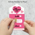 thumbnail image 2 of Big Dot of Happiness Be My Galentine - Galentine's & Valentine's Day Party Game Pickle Cards - Truth, Dare, Share Pull Tabs - Set of 12, 2 of 5