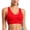 Red, variant on Women's Bras Wide Elastic Band Seamless T-Shirt Bra Flexible Fit Multi Cup Size Daily Essential S-6XL