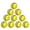 Yellow, variant on UDIYO 10Pcs Colorful Soft EVA Golf Ball Indoor Exercise Sport Training Tool Accessory