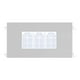 thumbnail image 2 of Reemplazo de pared lateral para carpa de dosel de 300 cm x 200 cm con ventana para sombra Blanco, 2 of 9