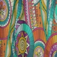 thumbnail image 4 of Designart 'Ethnic Tribal Doddle Pattern Mosaic Elements' Bohemian & Eclectic Curtain Panel, 4 of 5