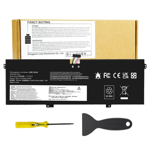 Batería para portátil Fancy Buying L17C4PH1 L17M4PH1 L17M4PH2 L17L4PH2 para Lenovo Yoga 7 Pro Pro-13iKB C930 C930-13 C930-13IKB C930-13IKB 930-13IKB-81EQ 81C4 81EQ