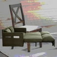 thumbnail image 5 of Modern Corduroy 64.5 Inch Sleeper Sofa Bed with Pullout & Side Pockets, 5 of 23