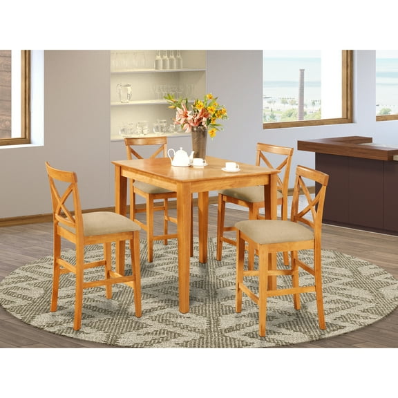 Counter Height Dining Set - Pub Table & Stools - Modern Dining Room Furniture