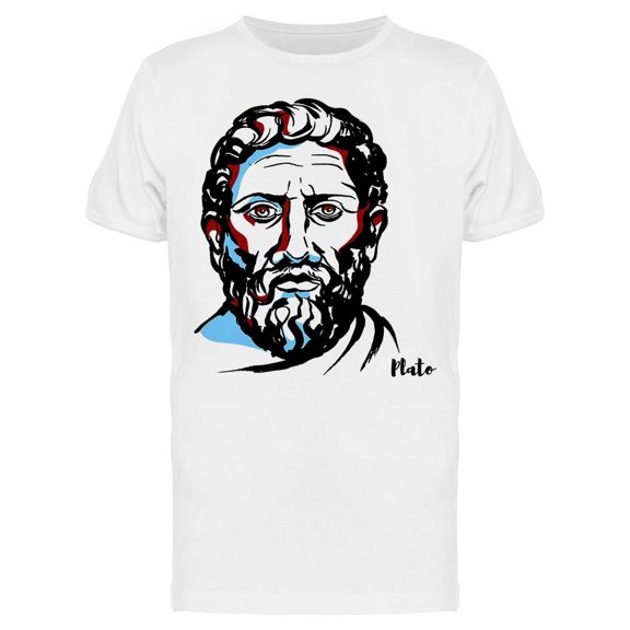 Plato Engraved Portrait Tee Men's -Image by Shutterstock