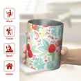 thumbnail image 5 of 12oz Coffee Tumblers Pioneer Flower Stainless Steel Vacuum Insulated Travel Tumbler Coffee Cups Mug with Lid and Straw with Cleaning Brush for Cold & Hot Drinks, 5 of 5