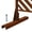 Rust Red#9, variant on Privacy Screen Outdoor & Indoor Privacy Screen Metal Privacy Screen 76" H×48" W, Freestanding Decorative Privacy Screen for Deck Balcony Patio, Privacy Fence Panels for Outside Lawn Garden PS113 BLAC