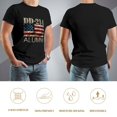 thumbnail image 5 of DD214 Alumni Lively Men's Cotton Short Sleeve HD Print Tee for Casual T-Shirt Crew Neck Top Black 3XL, 5 of 7