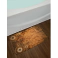 thumbnail image 2 of Tan Bath Mat, Aged Old Texture Print Artistic Floral Motifs Vintage Upholstery Concept, Non-Slip Plush Mat Bathroom Kitchen Laundry Room Decor, 29.5 X 17.5 Inches, Brown Pale Brown Tan, Ambesonne, 2 of 2