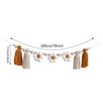thumbnail image 5 of Dserhfy Tassel Wall Hangings Soft Texture Interior Bohemian Style Round Smooth Wooden Beads Wall Hanging Decoration, 5 of 7