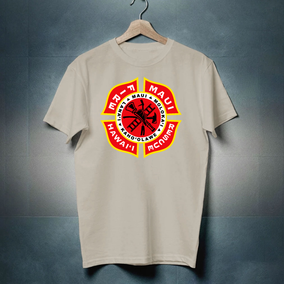 Maui County Fire Department T-Shirt - All Size All Colors Men's Shirt