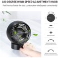 thumbnail image 2 of Ventilador de mesa, ventilador USB, mini ventilador, pequeño, silencioso, ajuste de velocidad continuo, 20°, ventilador de escritorio USB, bajo nivel de ruido, ventilador USB, fácil de transportar, pa Namotu MZQ-0299-3, 2 of 6