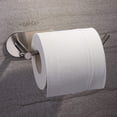 thumbnail image 5 of YIGII Adhesive Toilet Paper Holder - MST001 Self Adhesive Toilet Roll Holder for Bathroom Kitchen Stick on Wall Stainless Steel Brushed, 5 of 6